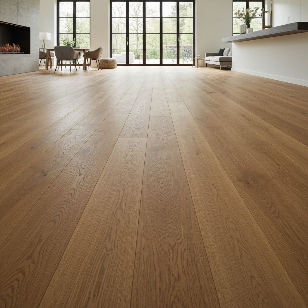 Luxury interior with premium flooring